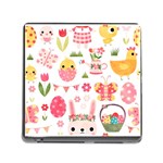 Cute Easter Bunny, Koteto, Animal, Baby Memory Card Reader (Square 5 Slot)