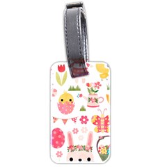 Cute Easter Bunny, Koteto, Animal, Baby Luggage Tag (two sides) from ArtsNow.com Back