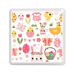 Cute Easter Bunny, Koteto, Animal, Baby Memory Card Reader (Square)