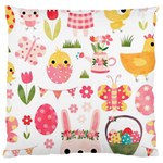 Cute Easter Bunny, Koteto, Animal, Baby Large Cushion Case (One Side)