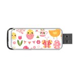 Cute Easter Bunny, Koteto, Animal, Baby Portable USB Flash (Two Sides)