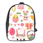 Cute Easter Bunny, Koteto, Animal, Baby School Bag (XL)