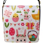 Cute Easter Bunny, Koteto, Animal, Baby Flap Closure Messenger Bag (S)