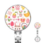 Cute Easter Bunny, Koteto, Animal, Baby Stainless Steel Nurses Watch