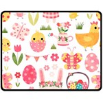 Cute Easter Bunny, Koteto, Animal, Baby Two Sides Fleece Blanket (Medium)