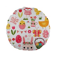 Cute Easter Bunny, Koteto, Animal, Baby Standard 15  Premium Flano Round Cushions from ArtsNow.com Front