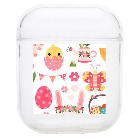 Cute Easter Bunny, Koteto, Animal, Baby Soft TPU AirPods 1/2 Case from ArtsNow.com Front