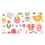 Cute Easter Bunny, Koteto, Animal, Baby Satin Shawl 45  x 80 