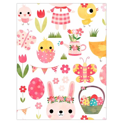 Cute Easter Bunny, Koteto, Animal, Baby Drawstring Bag (Large) from ArtsNow.com Back