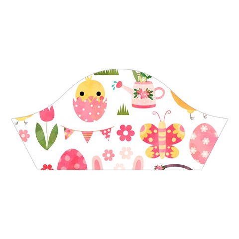 Cute Easter Bunny, Koteto, Animal, Baby Cotton Crop Top from ArtsNow.com Left Sleeve