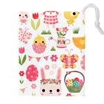 Cute Easter Bunny, Koteto, Animal, Baby Drawstring Pouch (4XL)