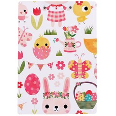 Cute Easter Bunny, Koteto, Animal, Baby A4 Acrylic Clipboard from ArtsNow.com Back