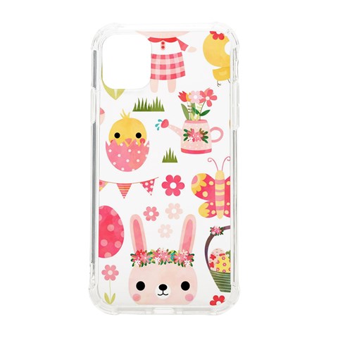 Cute Easter Bunny, Koteto, Animal, Baby iPhone 11 TPU UV Print Case from ArtsNow.com Front