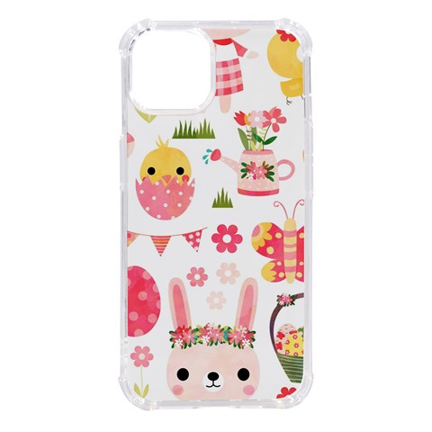 Cute Easter Bunny, Koteto, Animal, Baby iPhone 14 TPU UV Print Case from ArtsNow.com Front