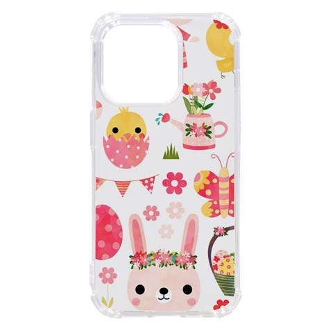 Cute Easter Bunny, Koteto, Animal, Baby iPhone 14 Pro TPU UV Print Case from ArtsNow.com Front