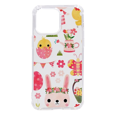 Cute Easter Bunny, Koteto, Animal, Baby iPhone 14 Pro Max TPU UV Print Case from ArtsNow.com Front