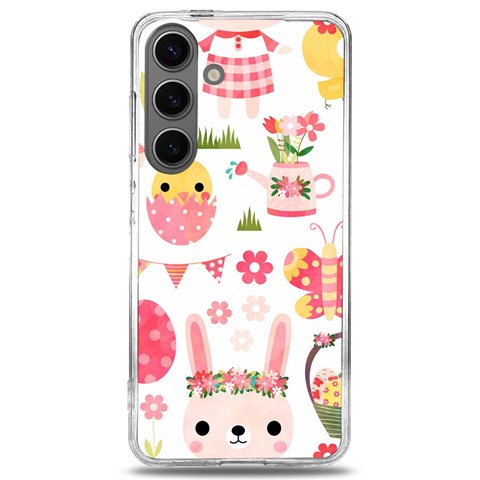 Cute Easter Bunny, Koteto, Animal, Baby Samsung Galaxy S24 6.2 Inch TPU UV Case from ArtsNow.com Front