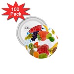 Fruits, Drip, Fruit, Paint, Spring 1.75  Buttons (100 pack) 