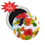 Fruits, Drip, Fruit, Paint, Spring 2.25  Magnets (10 pack) 