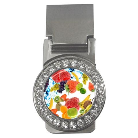 Fruits, Drip, Fruit, Paint, Spring Money Clips (CZ)  from ArtsNow.com Front