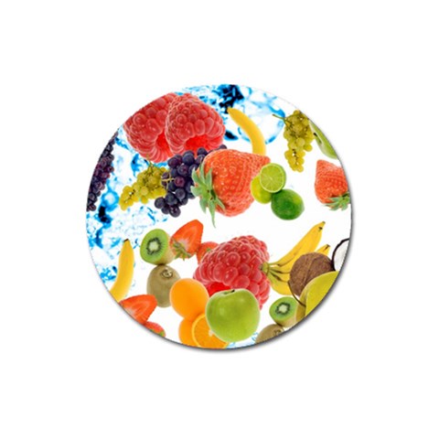 Fruits, Drip, Fruit, Paint, Spring Magnet 3  (Round) from ArtsNow.com Front