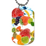 Fruits, Drip, Fruit, Paint, Spring Dog Tag (One Side)