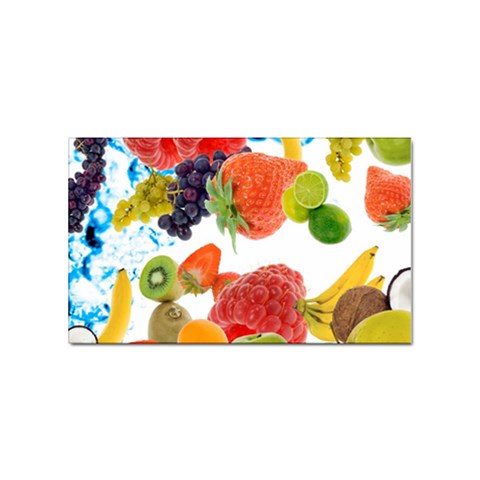 Fruits, Drip, Fruit, Paint, Spring Sticker Rectangular (10 pack) from ArtsNow.com Front