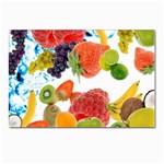 Fruits, Drip, Fruit, Paint, Spring Postcard 4 x 6  (Pkg of 10)