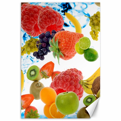 Fruits, Drip, Fruit, Paint, Spring Canvas 12  x 18  from ArtsNow.com 11.88 x17.36  Canvas - 1