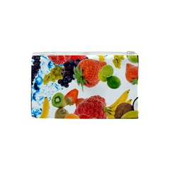 Fruits, Drip, Fruit, Paint, Spring Cosmetic Bag (Small) from ArtsNow.com Back