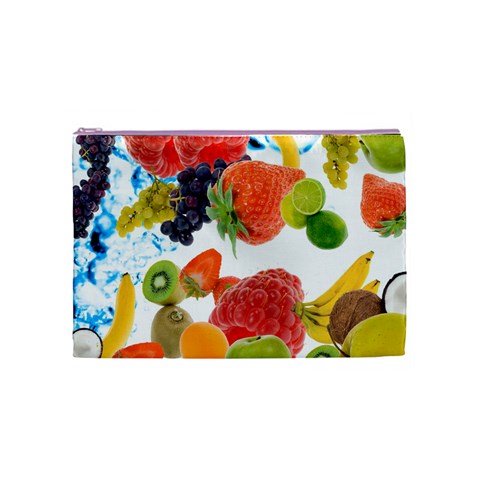 Fruits, Drip, Fruit, Paint, Spring Cosmetic Bag (Medium) from ArtsNow.com Front