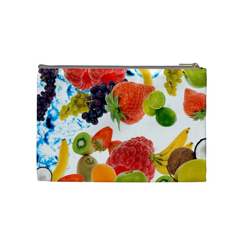 Fruits, Drip, Fruit, Paint, Spring Cosmetic Bag (Medium) from ArtsNow.com Back