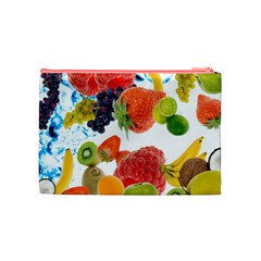 Fruits, Drip, Fruit, Paint, Spring Cosmetic Bag (Medium) from ArtsNow.com Back