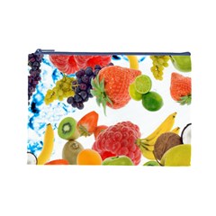 Fruits, Drip, Fruit, Paint, Spring Cosmetic Bag (Large) from ArtsNow.com Front