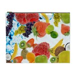 Fruits, Drip, Fruit, Paint, Spring Cosmetic Bag (XL)