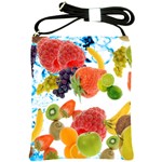 Fruits, Drip, Fruit, Paint, Spring Shoulder Sling Bag