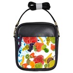 Fruits, Drip, Fruit, Paint, Spring Girls Sling Bag