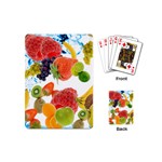 Fruits, Drip, Fruit, Paint, Spring Playing Cards Single Design (Mini)