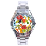 Fruits, Drip, Fruit, Paint, Spring Stainless Steel Analogue Watch