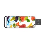 Fruits, Drip, Fruit, Paint, Spring Portable USB Flash (One Side)