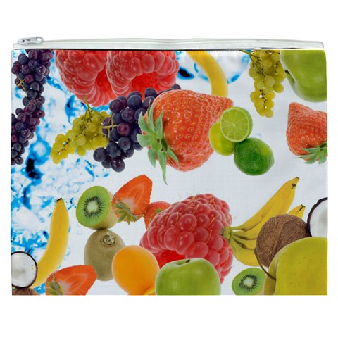 Fruits, Drip, Fruit, Paint, Spring Cosmetic Bag (XXXL) from ArtsNow.com Front