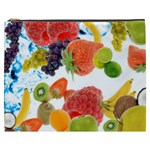 Fruits, Drip, Fruit, Paint, Spring Cosmetic Bag (XXXL)