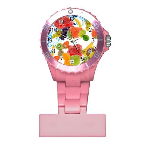 Fruits, Drip, Fruit, Paint, Spring Plastic Nurses Watch from ArtsNow.com Front