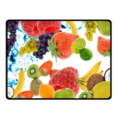 Fruits, Drip, Fruit, Paint, Spring Two Sides Fleece Blanket (Small) from ArtsNow.com 45 x34  Blanket Back