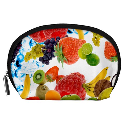 Fruits, Drip, Fruit, Paint, Spring Accessory Pouch (Large) from ArtsNow.com Front