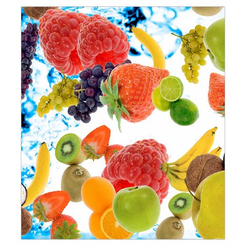 Fruits, Drip, Fruit, Paint, Spring Drawstring Pouch (Small) from ArtsNow.com Front