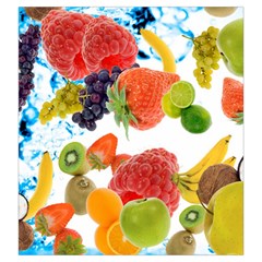 Fruits, Drip, Fruit, Paint, Spring Drawstring Pouch (Large) from ArtsNow.com Back