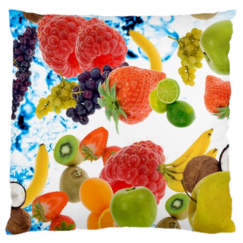 Fruits, Drip, Fruit, Paint, Spring Standard Premium Plush Fleece Cushion Case (One Side) from ArtsNow.com Front