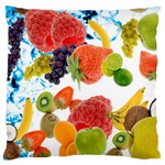 Fruits, Drip, Fruit, Paint, Spring Standard Premium Plush Fleece Cushion Case (Two Sides)