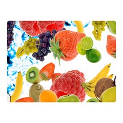 Fruits, Drip, Fruit, Paint, Spring Two Sides Premium Plush Fleece Blanket (Mini) from ArtsNow.com 35 x27  Blanket Front